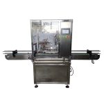 Automatinė grietinėlės stiklainių siūlų uždengimo mašina su dangteliais, vibratoriaus tiektuvu