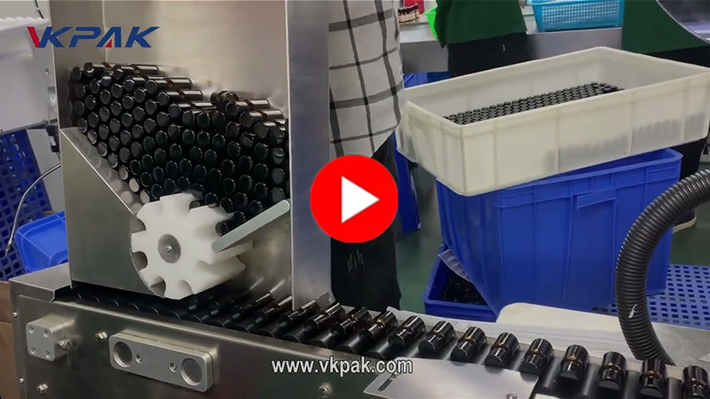 Automatinė horizontaliojo eterinio aliejaus butelių ženklinimo mašina