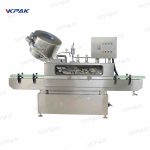 Stiklinio indelio nusukamo vakuuminio dangtelio garų kamštelio įranga