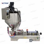 Pusiau automatinė medaus pipirų padažo kaitinimo maišymo pildymo įranga