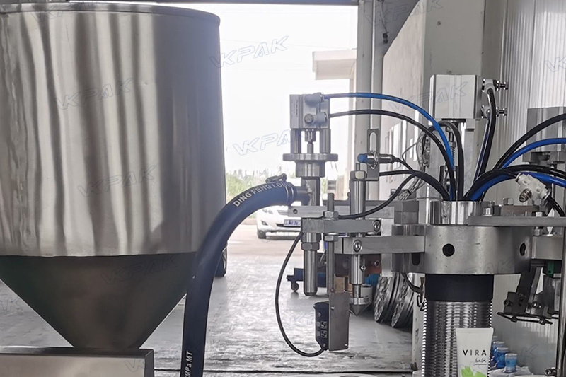 Vamzdžių užpildymo sistema