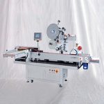 Didelio greičio linijinių servo ampulių buteliukų buteliukų horizontalioji ženklinimo mašina