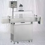 Plastikinių stiklinių butelių ištisinė aliuminio folijos indukcinė sandarinimo mašina