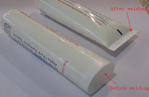 welding samples by ultrasonic tube sealer suvirinimo pavyzdžiai ultragarso vamzdžių sandarikliu.jpg
