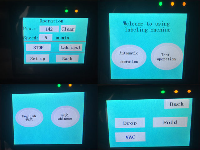 valdymo ženklas ekrano viduje, skirtas valdyti mašinas