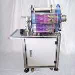 Pusiau automatinis dešros vėliavėlių žymėjimo sulankstomas lipdukų ženklinimo aparatas