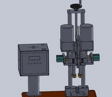 screw capping machine drawing stalinis užsukamas dangtelis.jpg