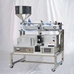 Pusiau automatinė vamzdžių užpildymo mašina su ultragarso sandarinimo įranga